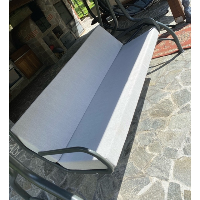 Blazine za gugalnico, komplet s PREKLOPOM: 170x50x10cm+170x50x10cm - outdoor tkanina